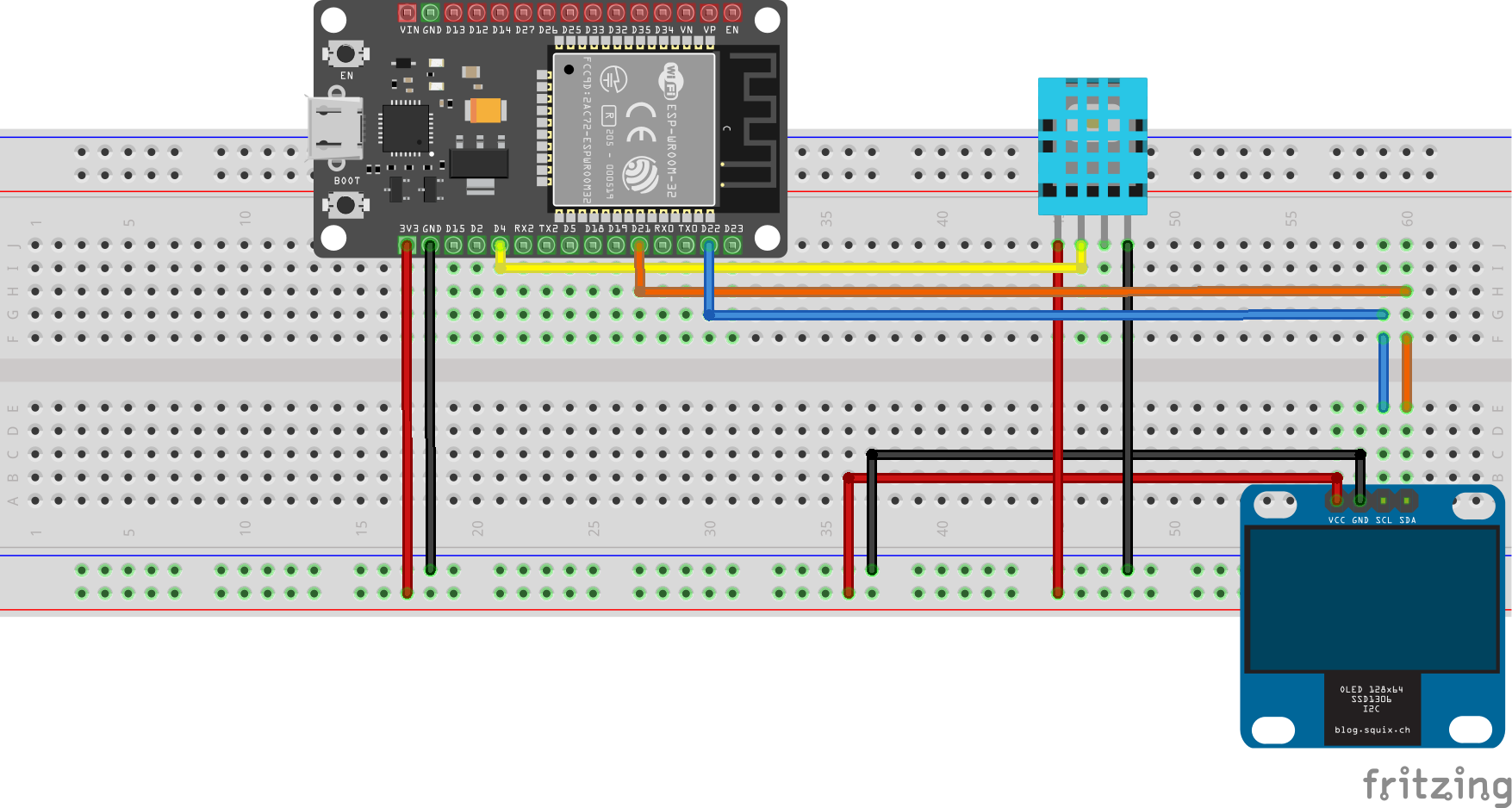 Fritzing schematic
